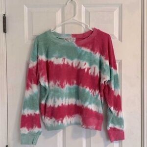 Wildfox Vibrant Tie-Dye Pullover